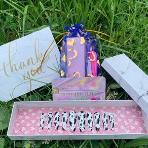 Cow print Press on nails